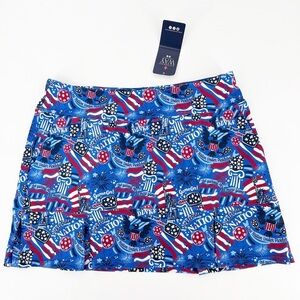 NEW KATHERINE WAY Scottsdale Pleated Skort in Pickleball Nation